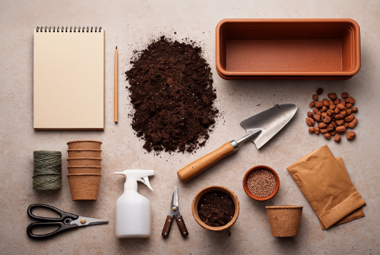 家庭菜園そろえたい道具セット